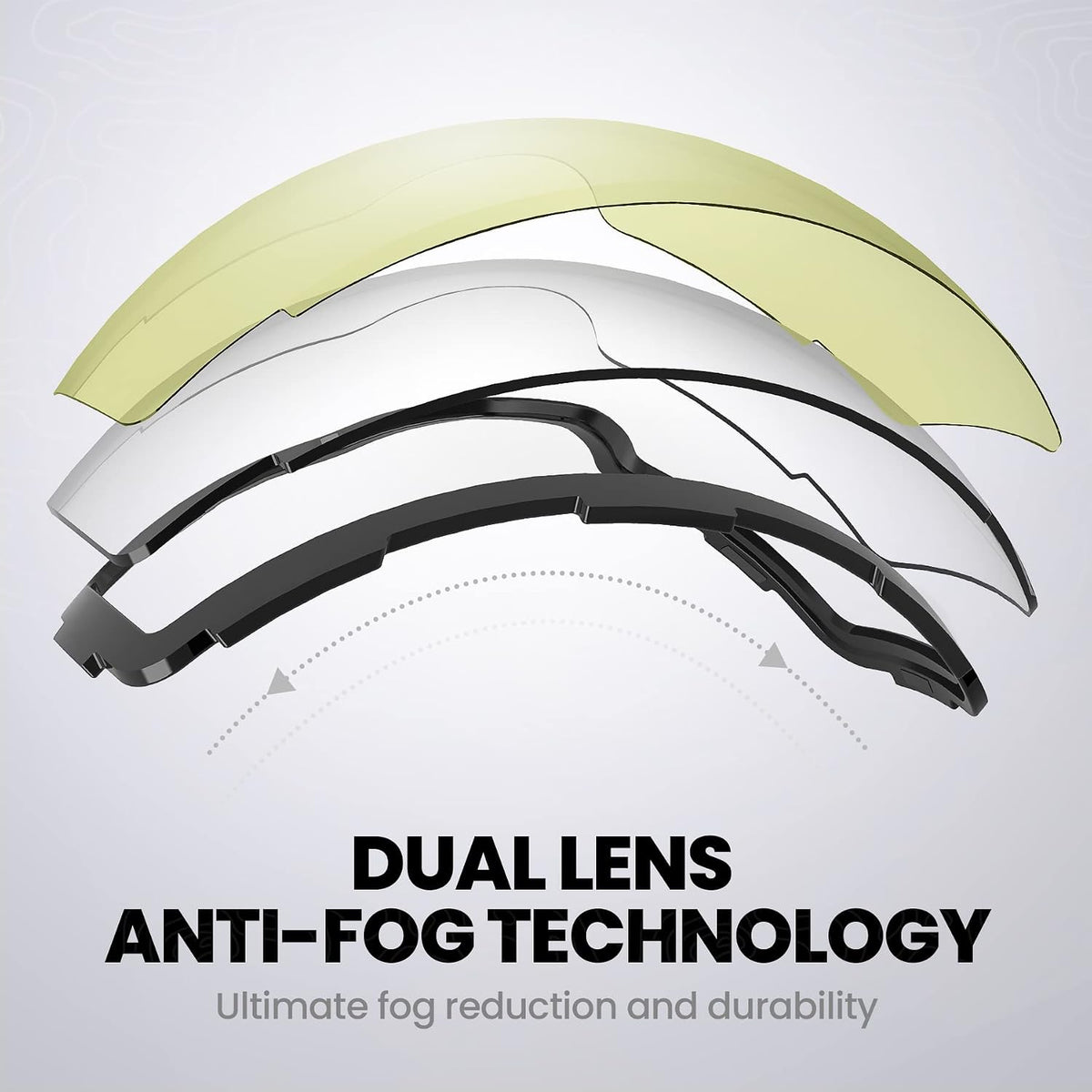 PRO Ski Goggle Replacement Lens, VLT Options for All Weather | Quick Magnetic Replacement Lens with Anti-Fog Clarity, UV400 Protection, VLT Choices for Changing Light While Skiing