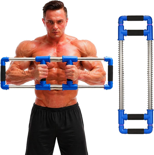 Push down Bar, Chest Exerciser at Home Workout Equipment | Upper Body Strength Trainer for Chest, Arm, Shoulder, Back and Abs, Home Fitness Equipment