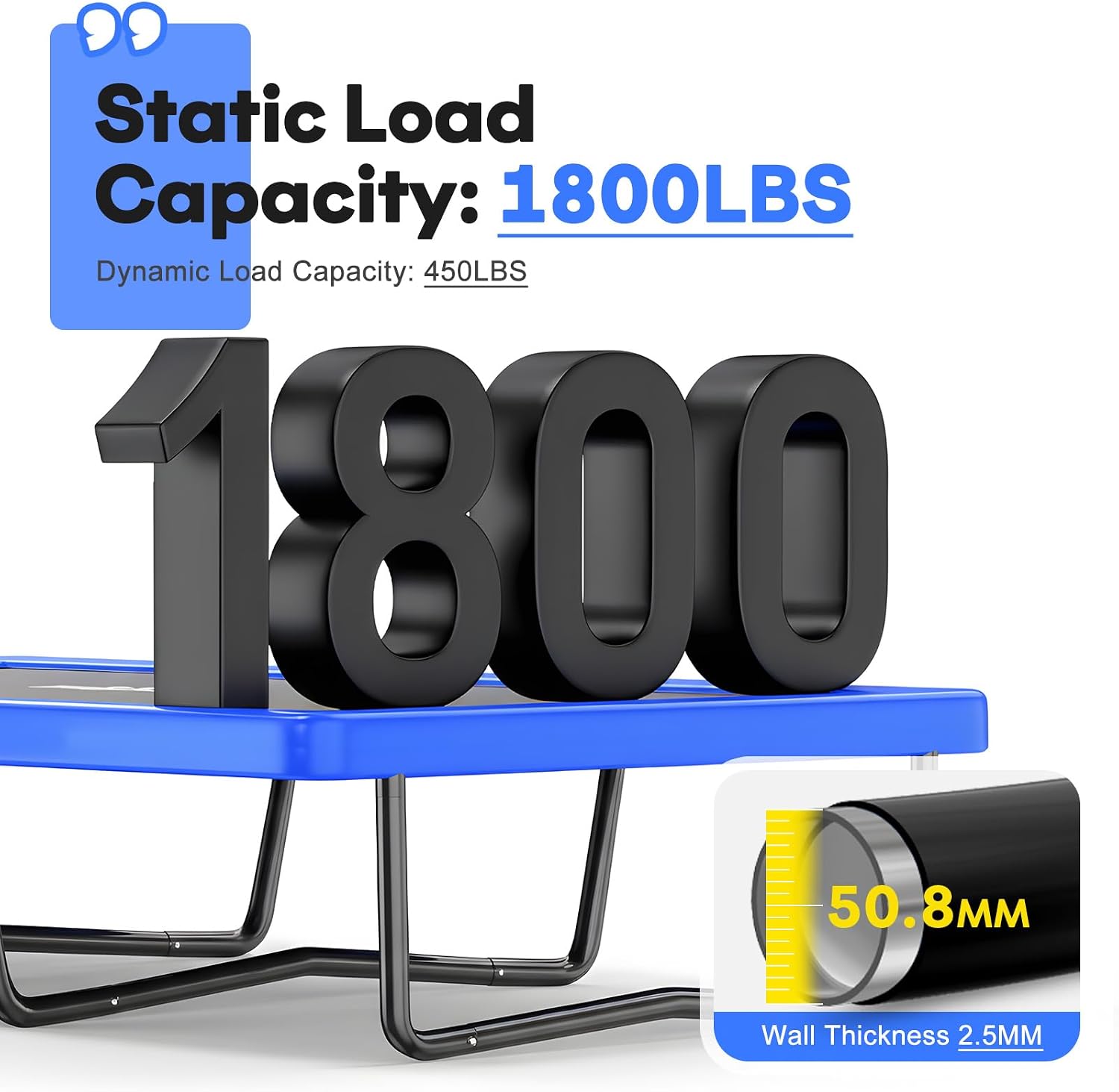 1800LBS Weight Capacity Rectangle Trampoline 10X17Ft 9X15FT 8X14FT Outdoor Square Gymnastics Trampolines with Basketball Hoops for Kids Adults Long Large Big Rectangular Tumbling Trampolin
