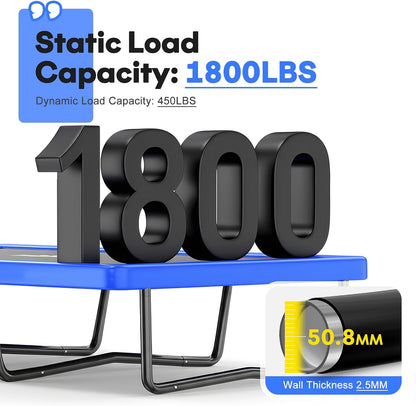1800LBS Weight Capacity Rectangle Trampoline 10X17Ft 9X15FT 8X14FT Outdoor Square Gymnastics Trampolines with Basketball Hoops for Kids Adults Long Large Big Rectangular Tumbling Trampolin