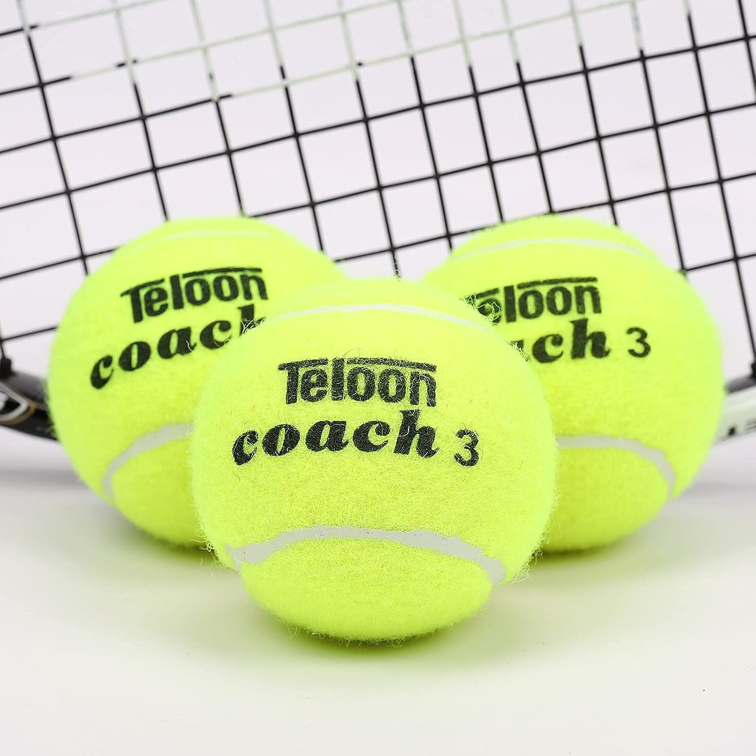 Pressure Training Tennis Balls-12 or 18 Count-Mesh Carry Bag，4 Colors Available，Pressureless Training Exercise Tennis Balls for Beginners.