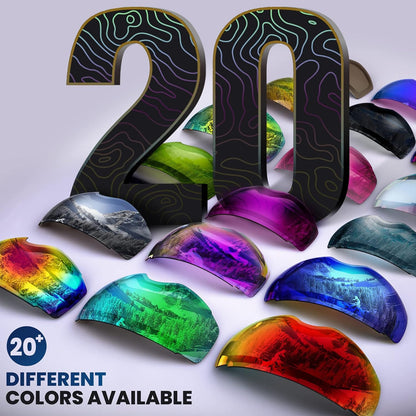 PRO Ski Goggle Replacement Lens, VLT Options for All Weather | Quick Magnetic Replacement Lens with Anti-Fog Clarity, UV400 Protection, VLT Choices for Changing Light While Skiing