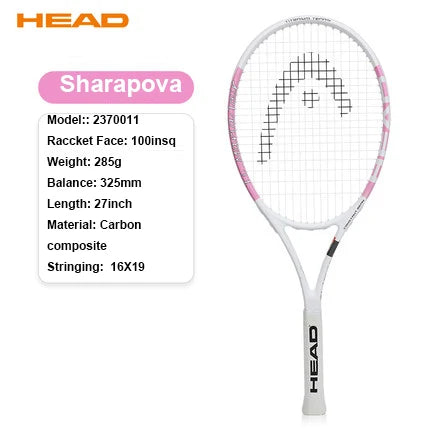 Original  Tennis Racket Black Professional Tennis Racquet Carbon Tenis Padel with Bag Overgrip Dampener Raquete De Tenis 414
