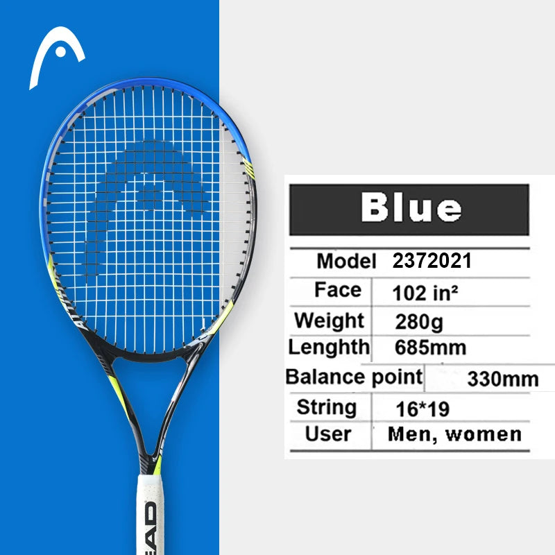 Original  Tennis Racket Black Professional Tennis Racquet Carbon Tenis Padel with Bag Overgrip Dampener Raquete De Tenis 414