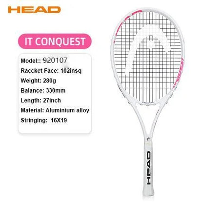 Original  Tennis Racket Black Professional Tennis Racquet Carbon Tenis Padel with Bag Overgrip Dampener Raquete De Tenis 414